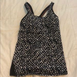 Lululemon Tank with bra attached